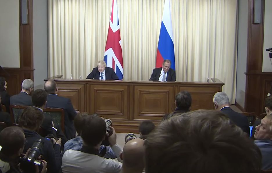 Сергей Лавров и Борис Джонсън дадоха обща пресконференция в Москва