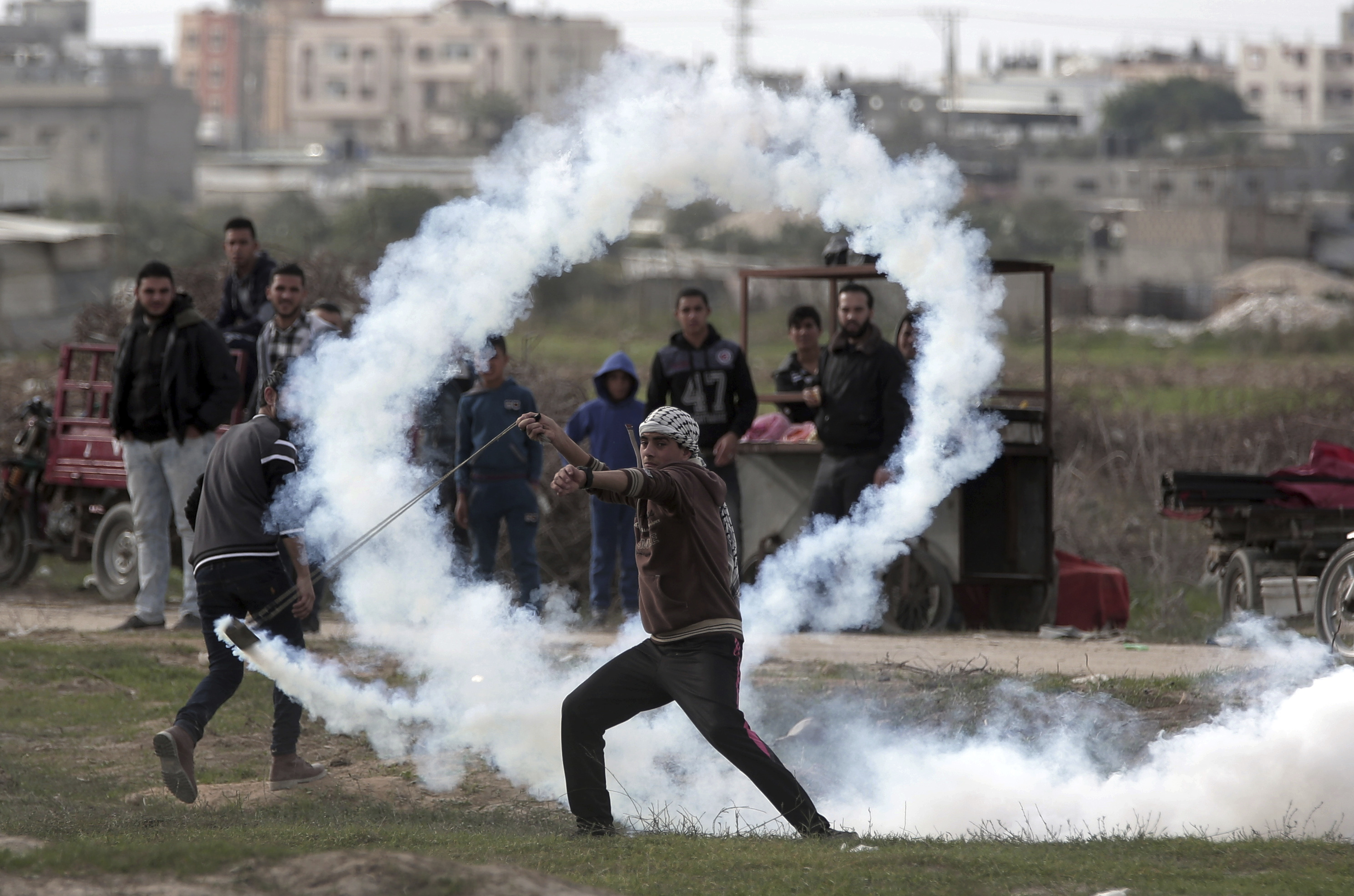 Палестински протест в ивицата Газа