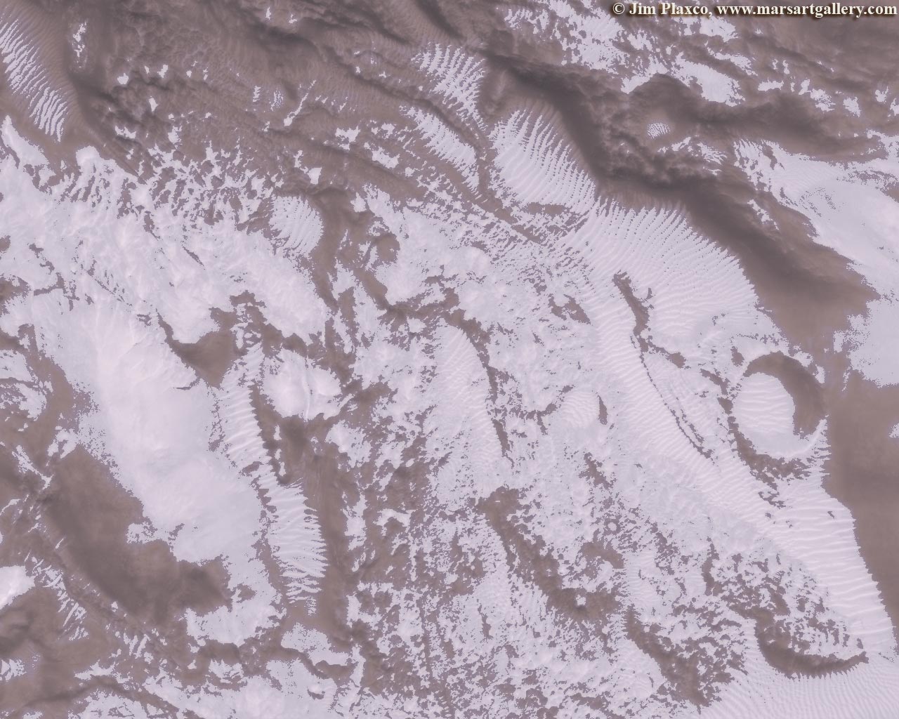 НАСА публикува снимка на ”зимния” Марс