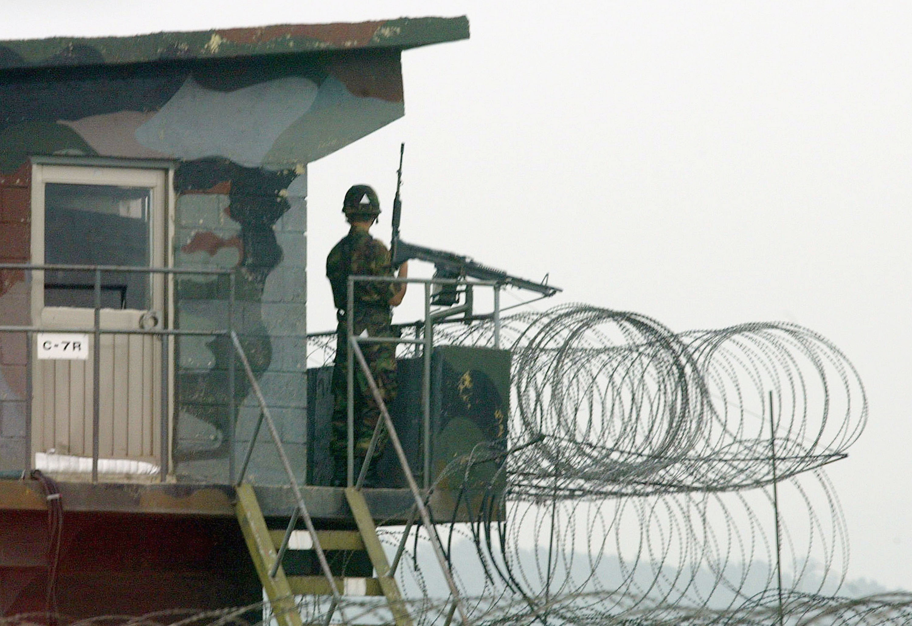 Границата между Северна и Южна Корея е една от най-строго охраняваните зони в света