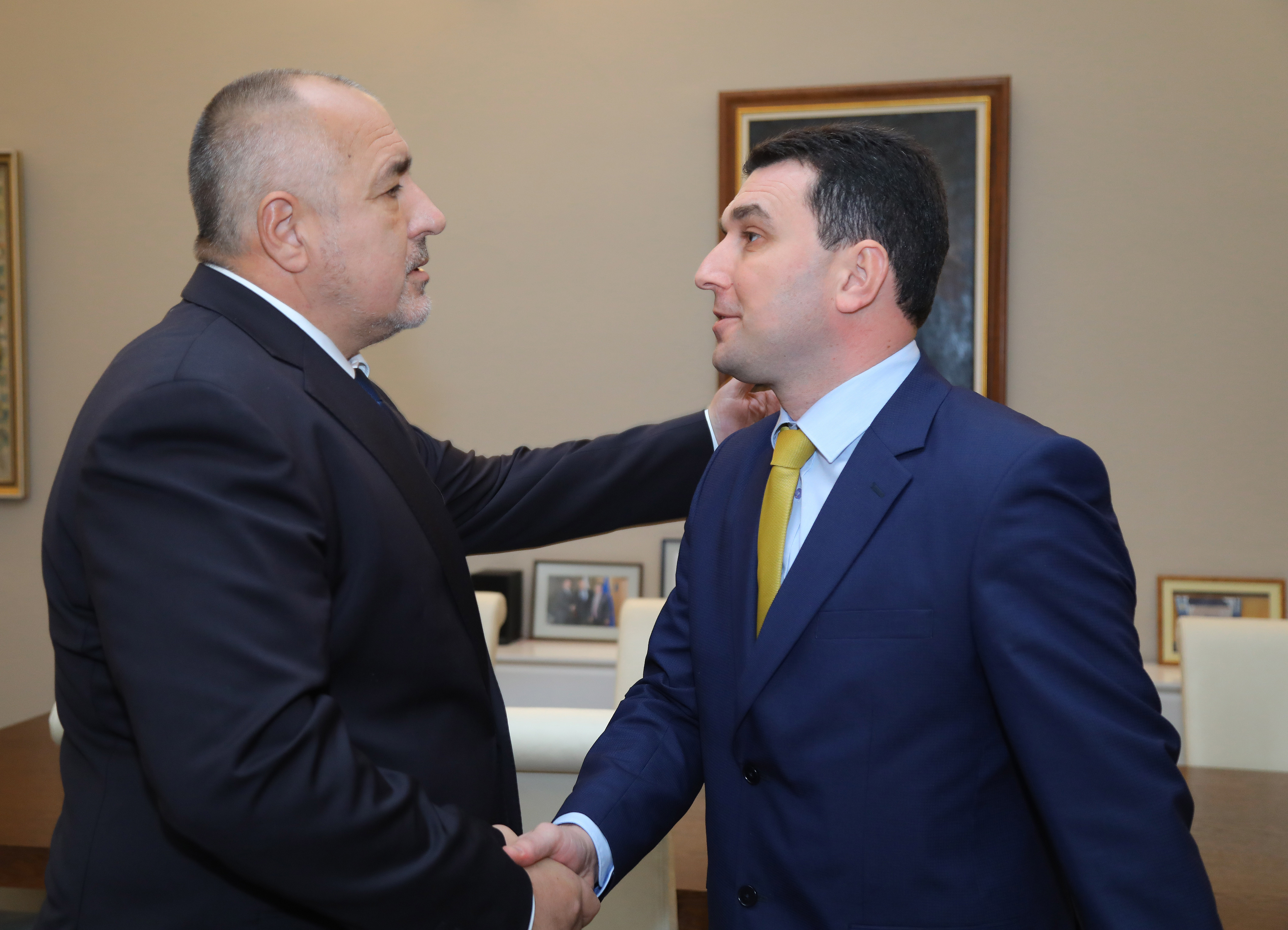 Бойко Борисов се срещна с кмета на Генерал Тошево Валентин Димитров
