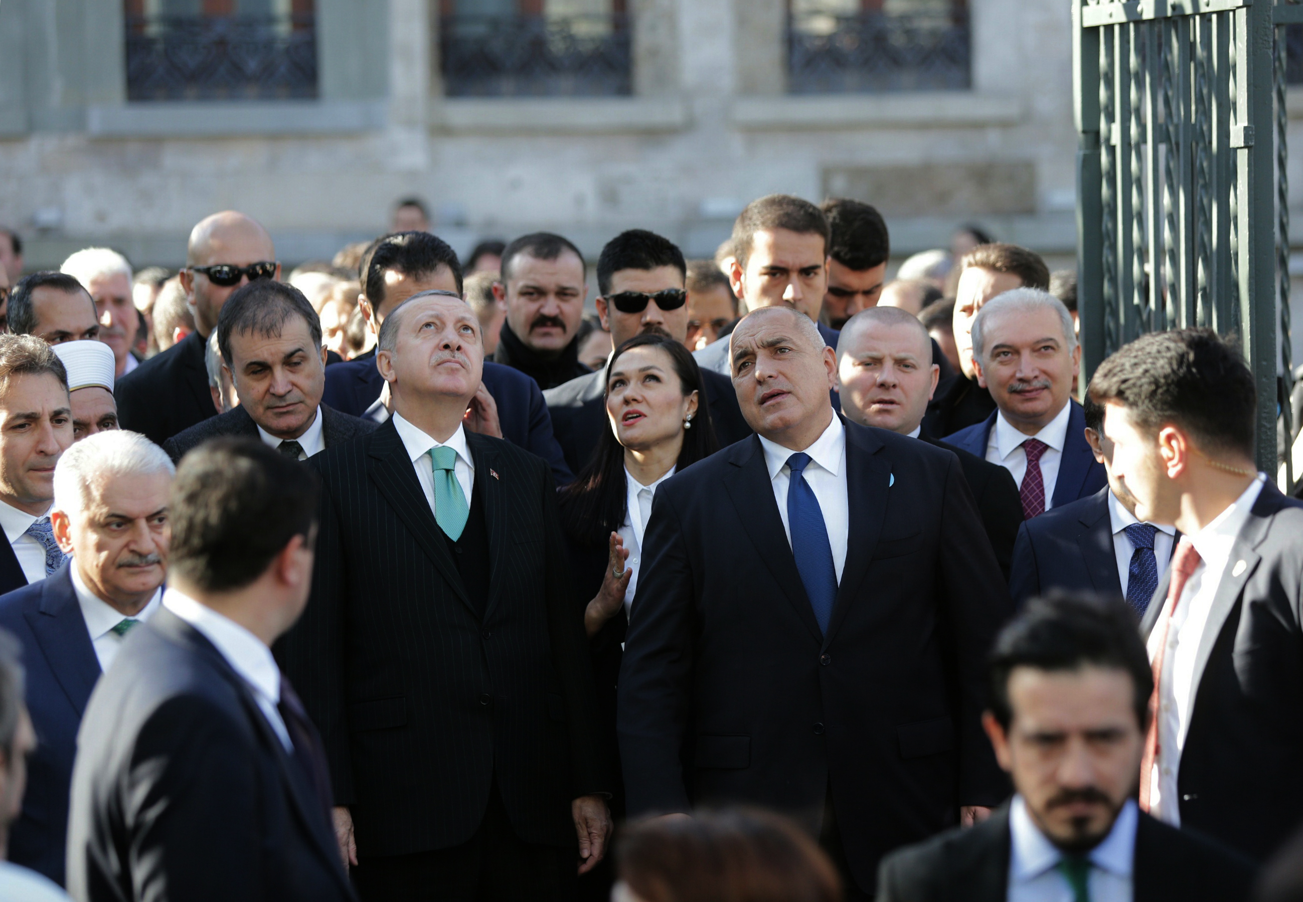 Бойко Борисов и Реджеп Тайип Ердоган оглеждат обновената Желязна църква в Истанбул