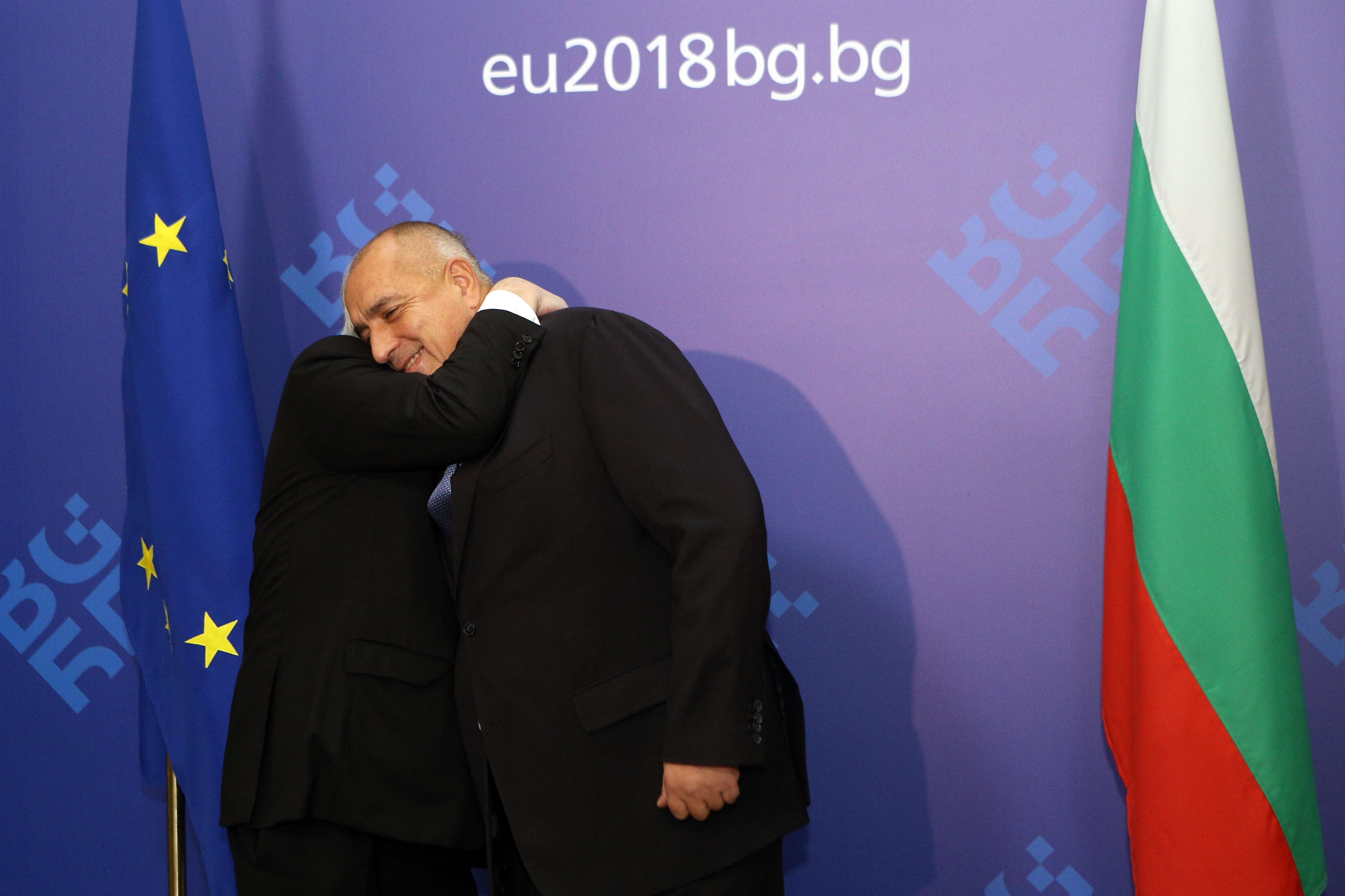 Премиерът Бойко Борисов се срещна с председателя на ЕК Жан-Клод Юнкер