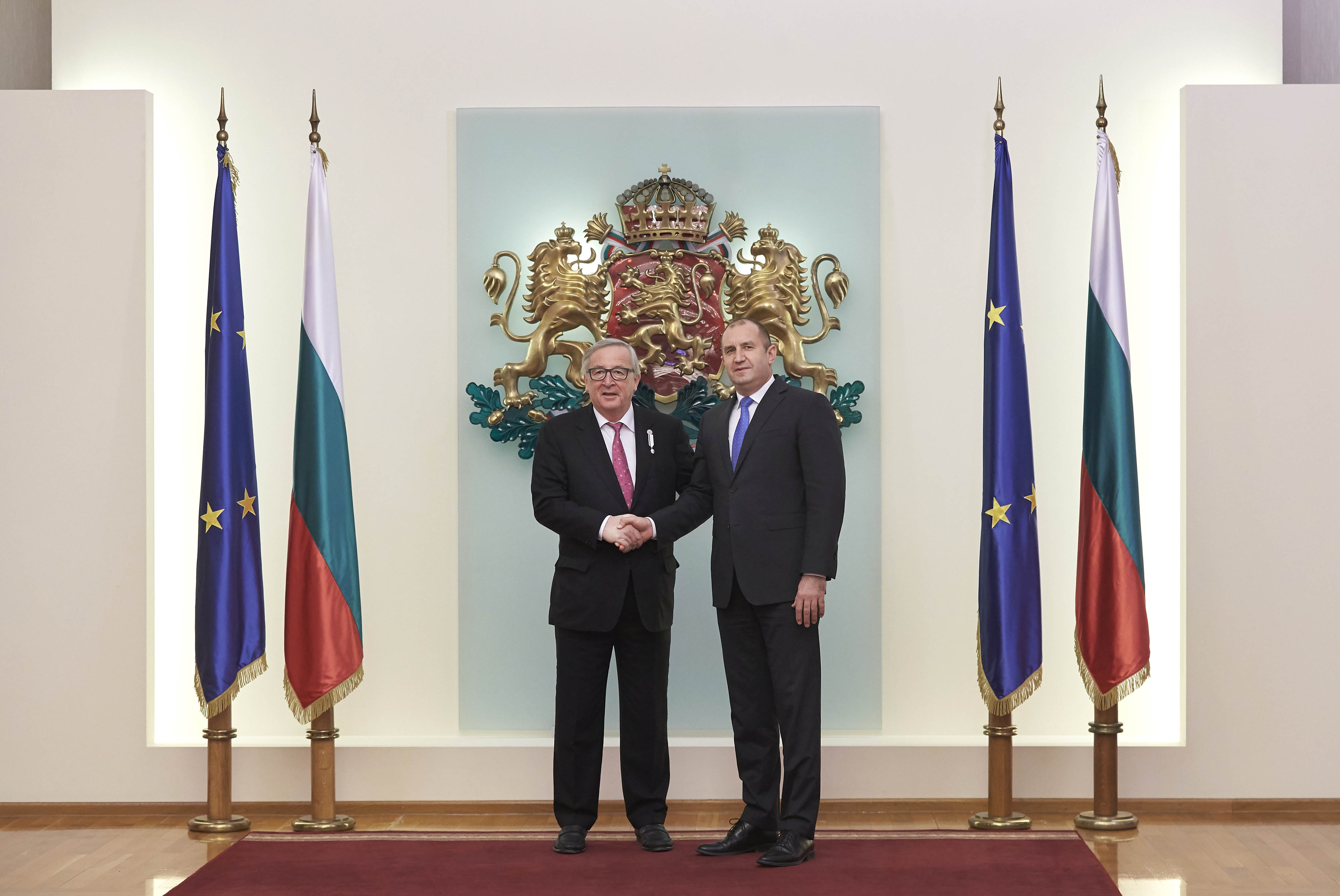 Председателят на ЕК на среща с президента Румен Радев