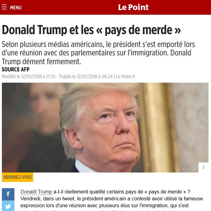 Френски медии се спряха на ”лайняни страни”, близко до буквалното значение