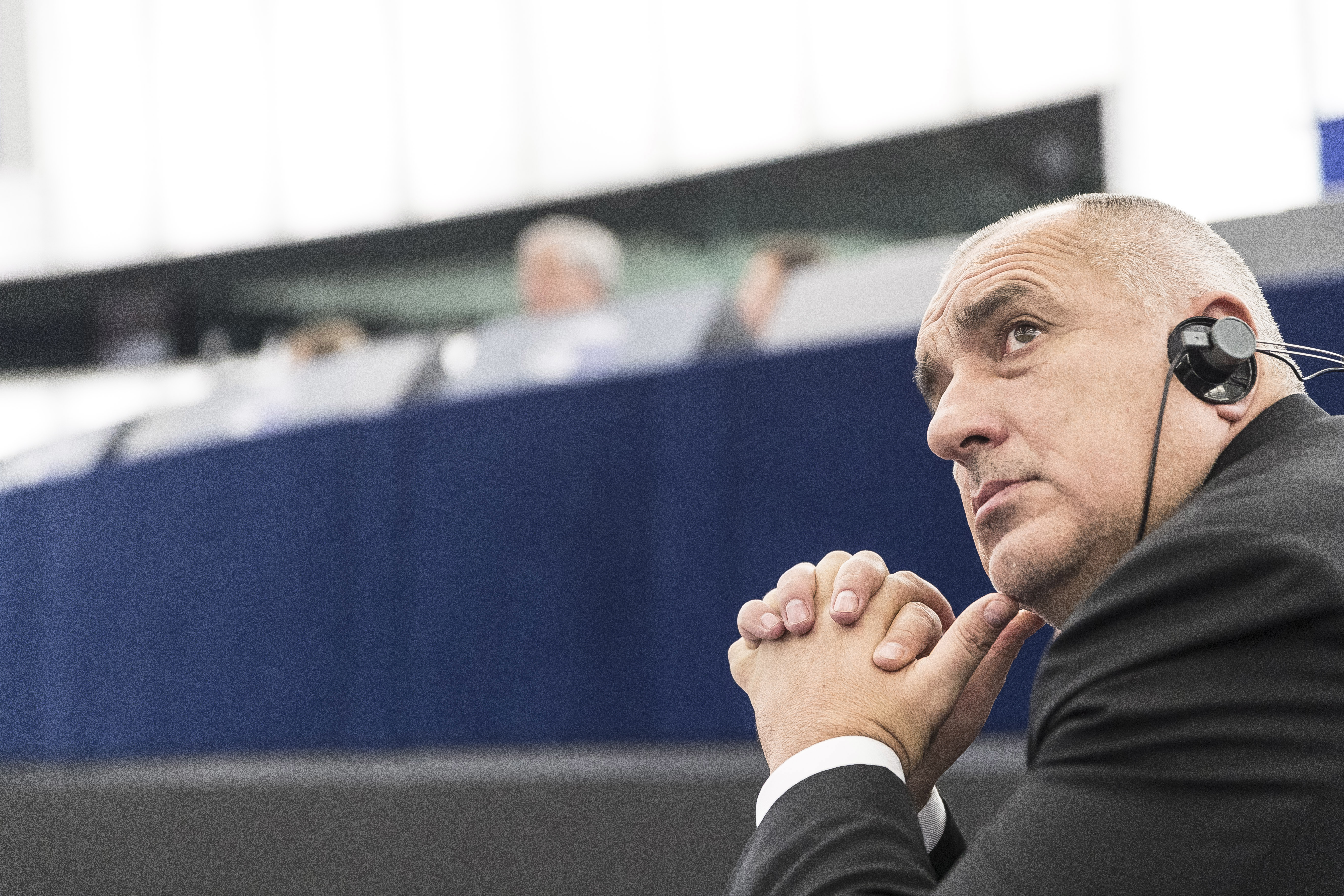 Бойко Борисов в Европейския парламент в Страсбург