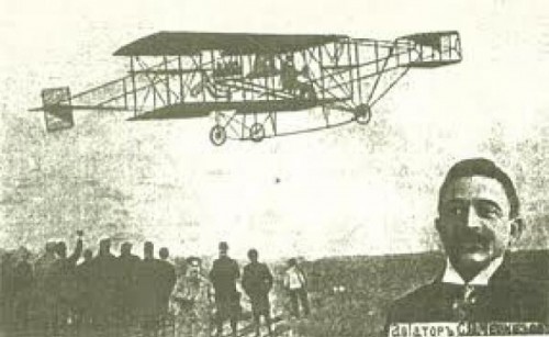 Сотир Черкезов става първият българин със самостоятелен полет на свой самолет
