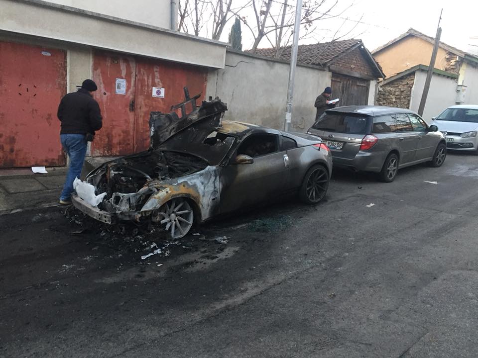 Подпалиха колата на екоактивист в Стара Загора