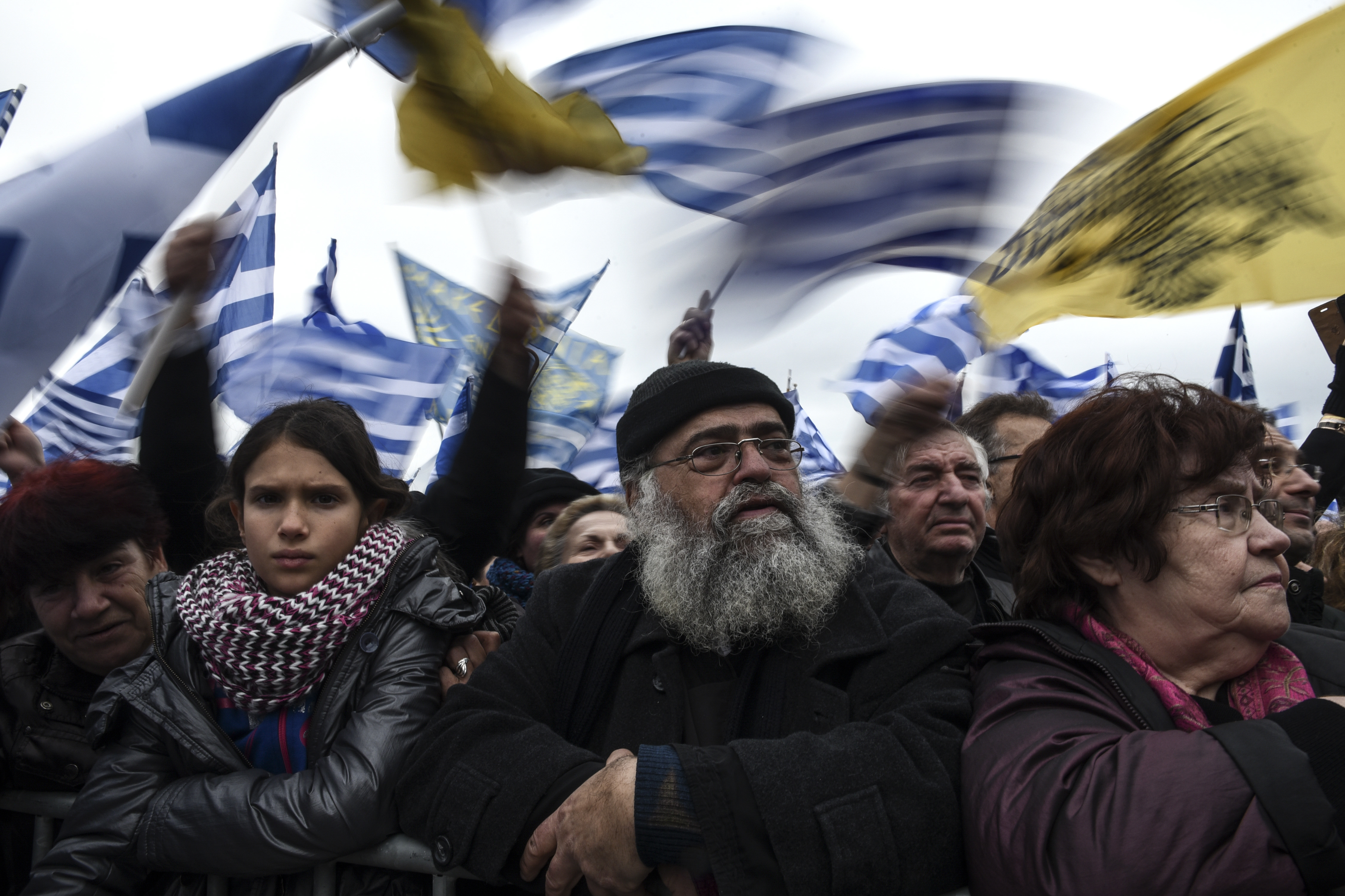Защитаващи неприкосновеността на гръцкия произход на името Македония бяха дошли от цяла Гърция