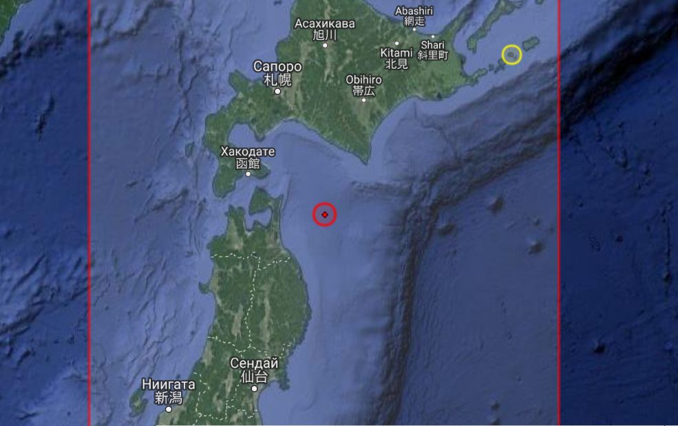 Два труса в Япония за три часа- магнитуд 6.2 и 4.4