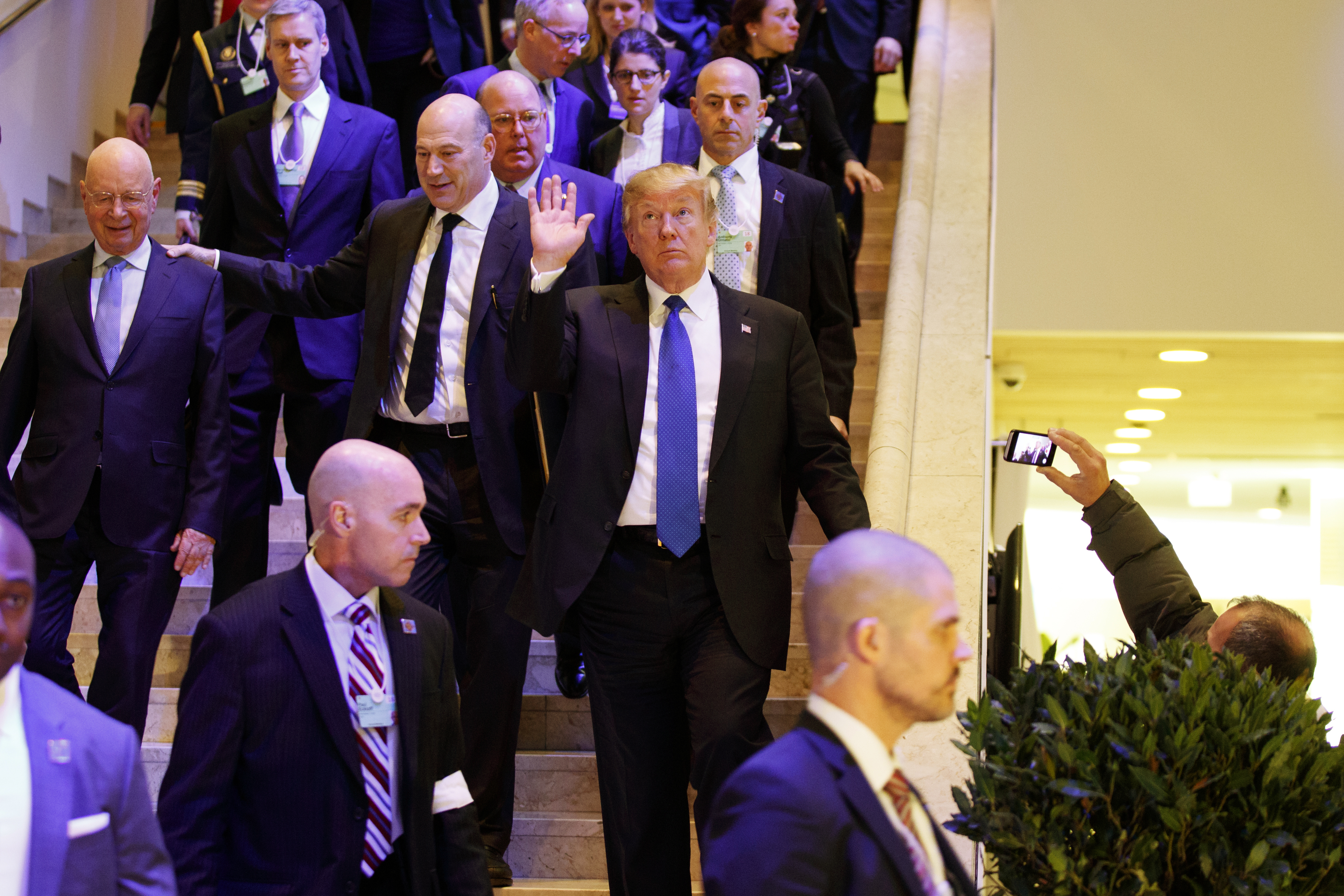 Доналд Тръмп бе в центъра на интереса на Световния икономически форум