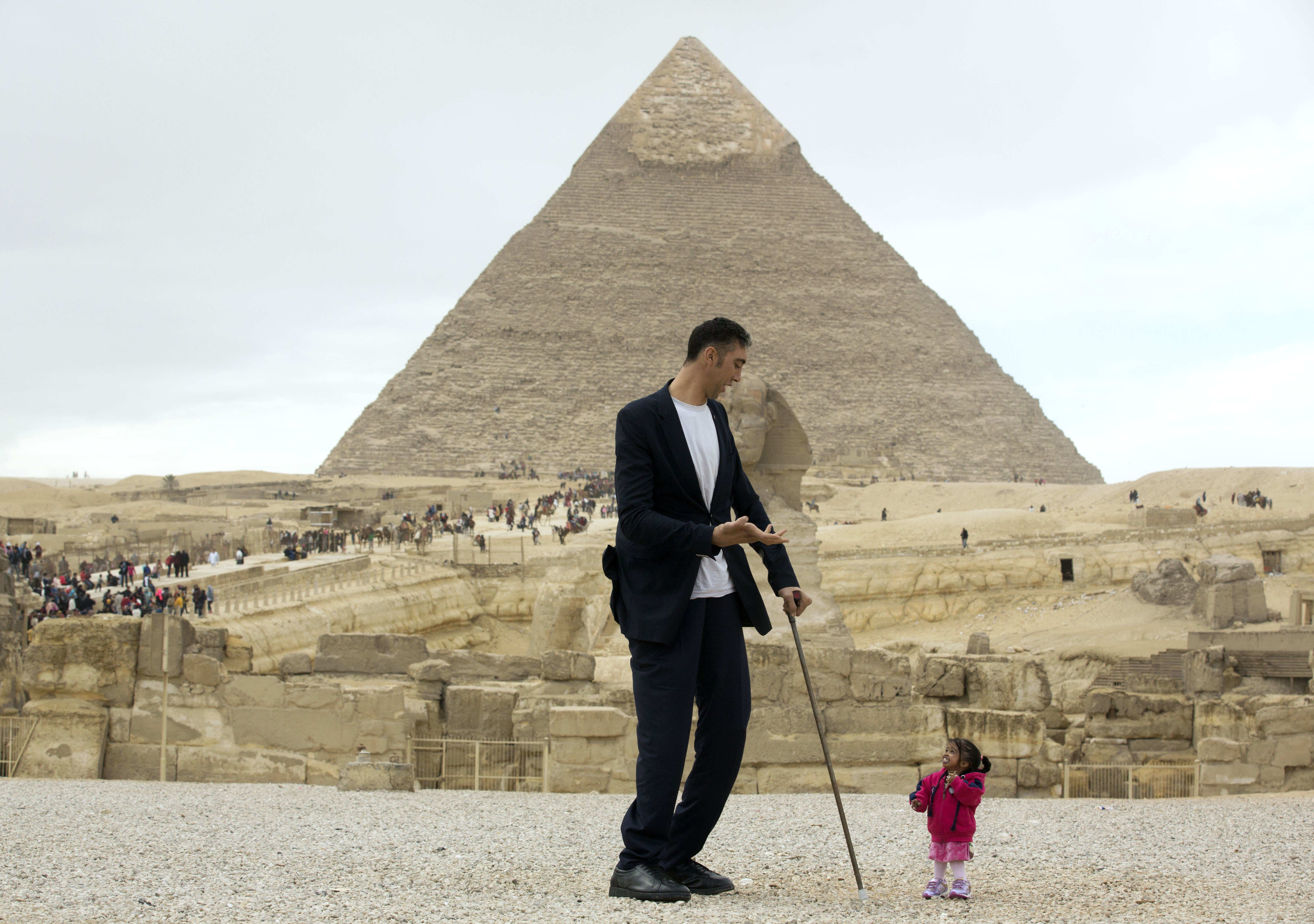 Двамата са в Египет по покана на туристическите власти