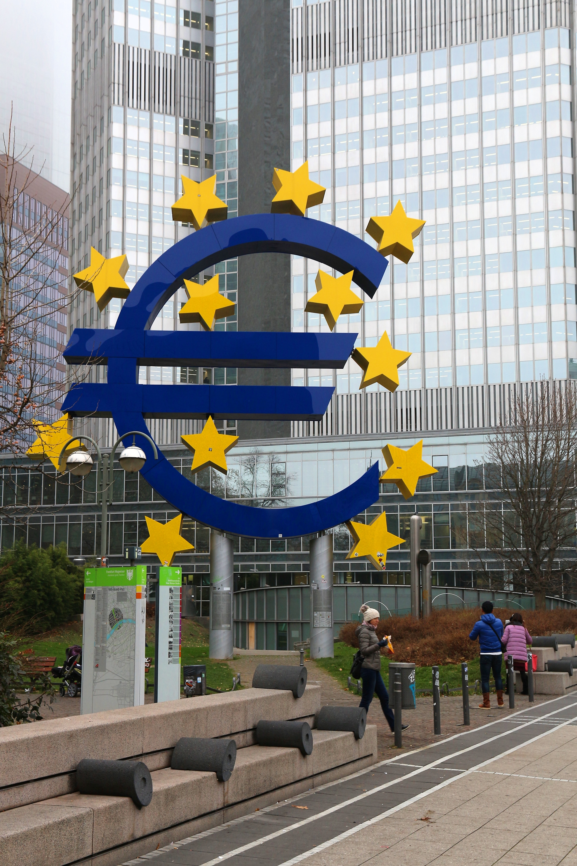 Eвропейската централна банка във Франкфурт
