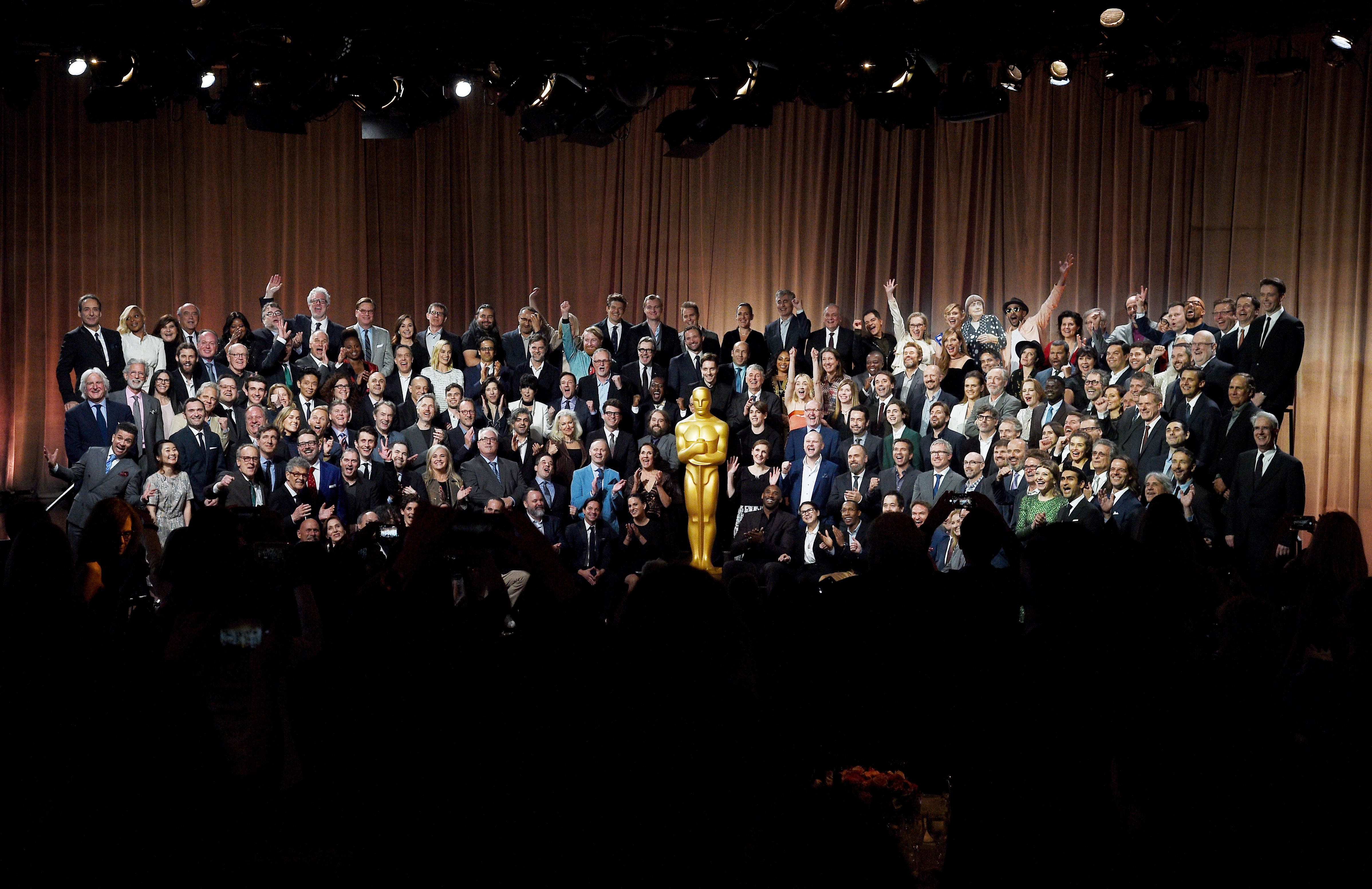 Обща снимка на номинираните за ”Оскар” 2018