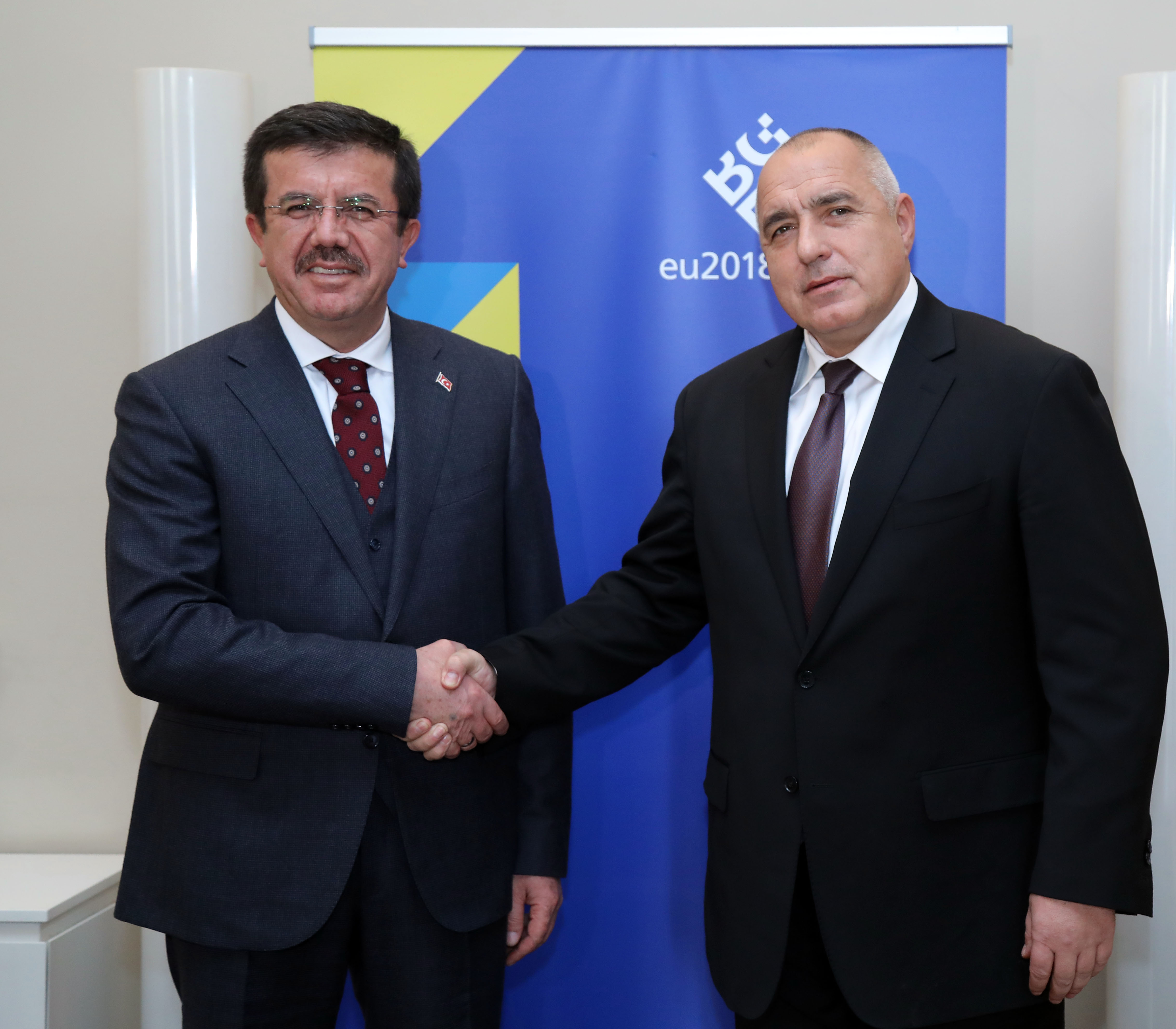 Бойко Борисов и министърът на икономиката на Турция Нихат Зейбекчи