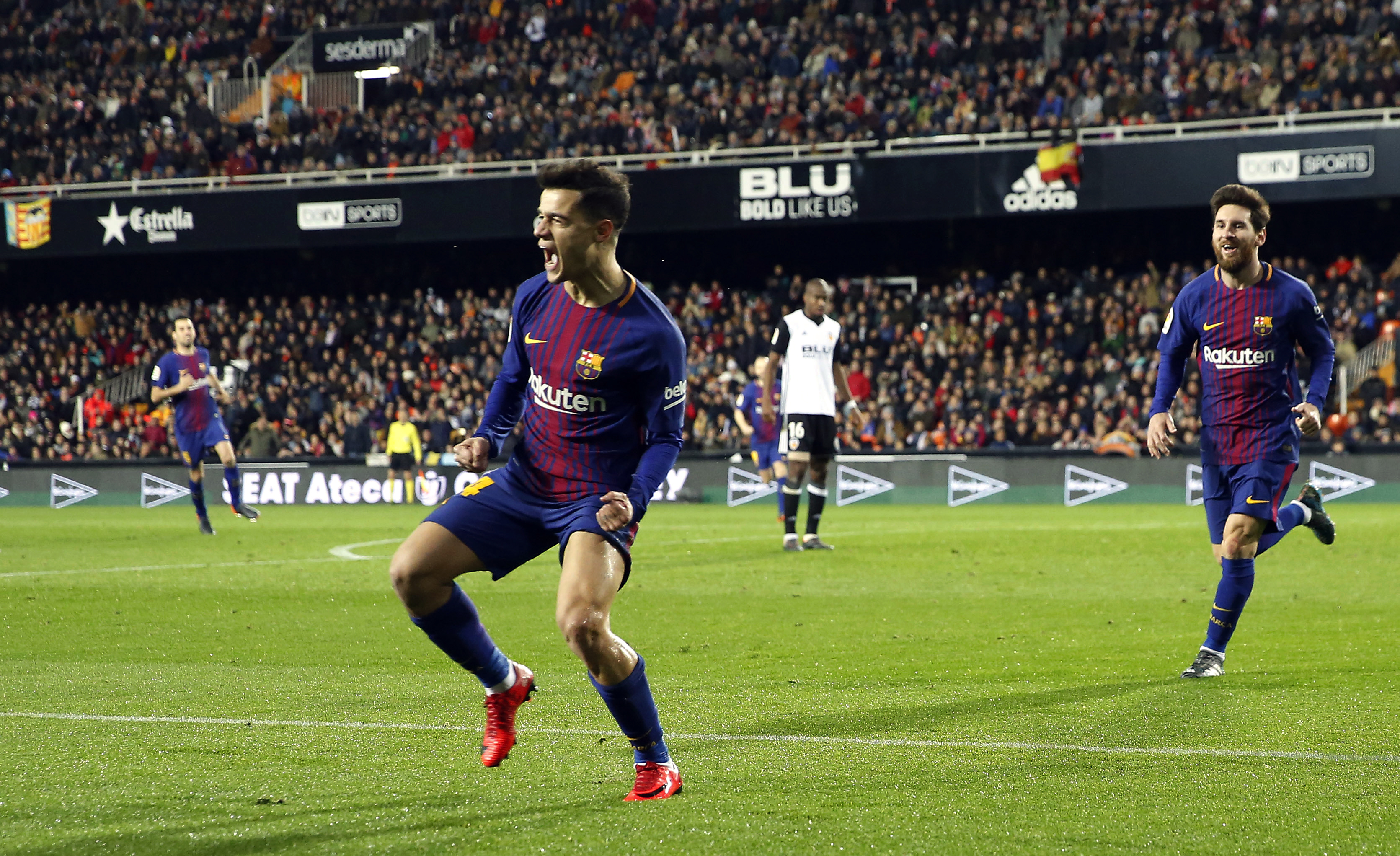 Филипе Коутиньо вкара първия си гол за ”Барселона”