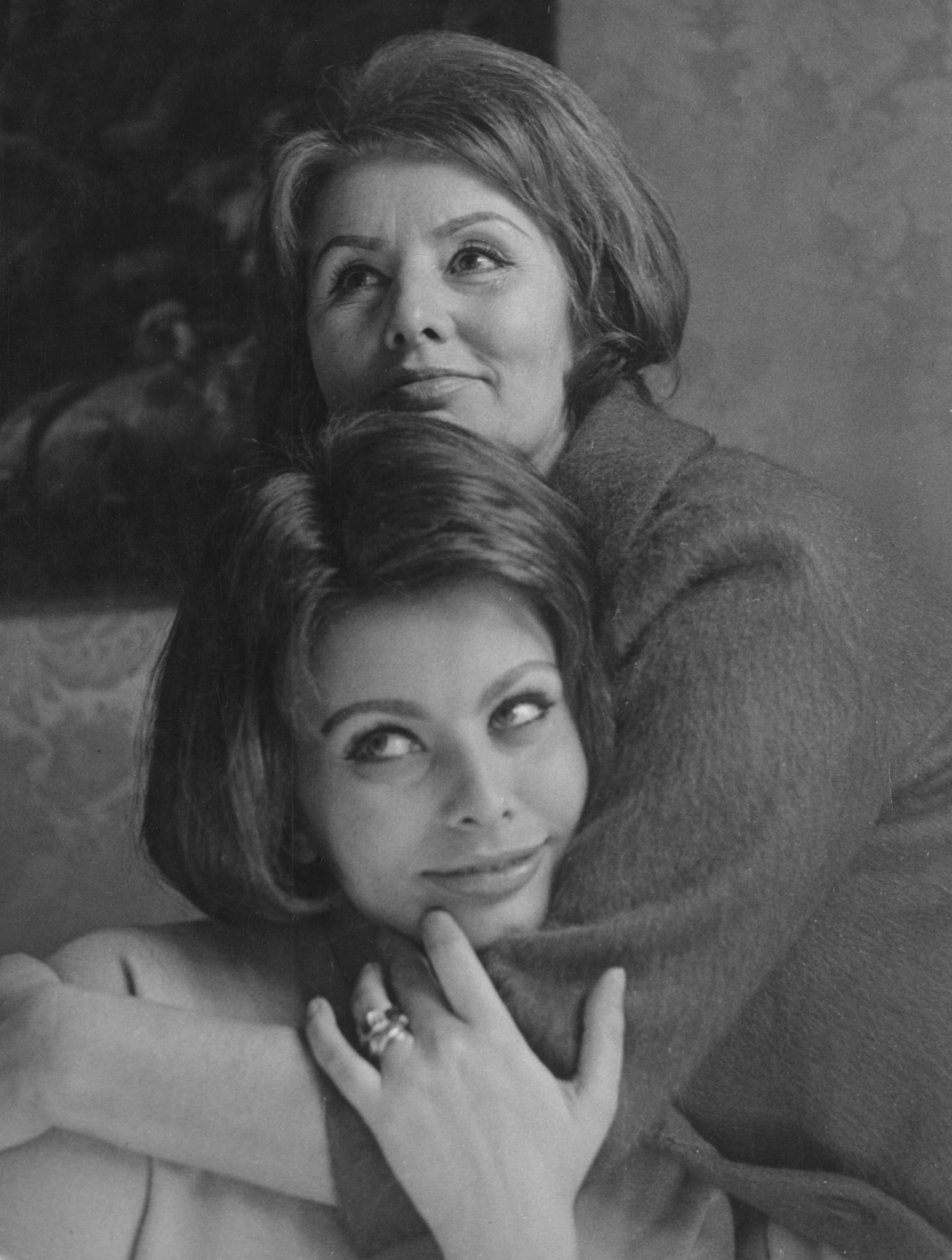 София Лорен с майка си Ромилда Вилани