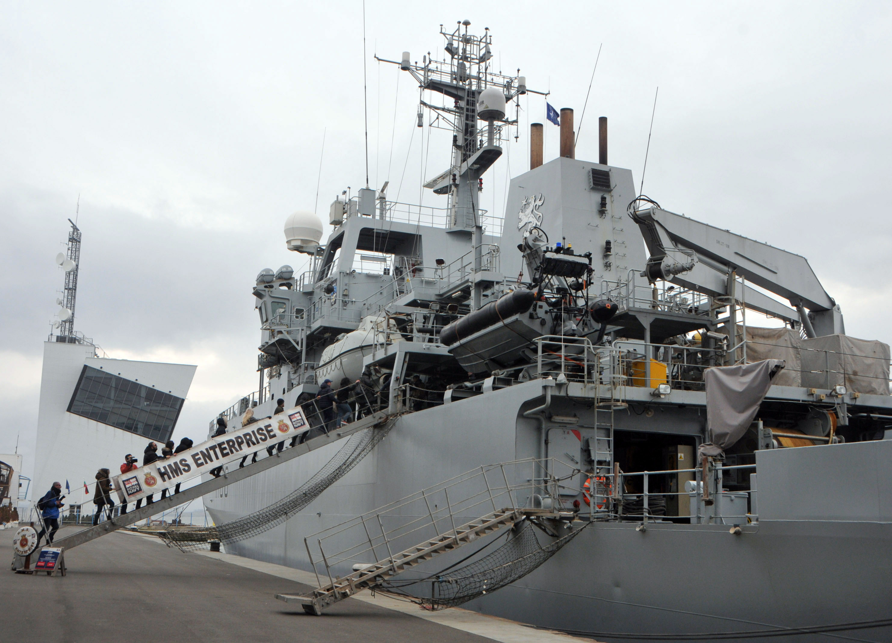 Кораби на НАТО  в Бургас