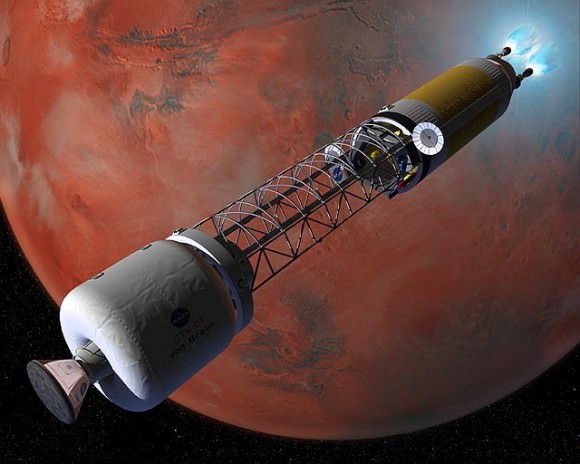 Ядреният двигател ще съкрати значително полета до Марс