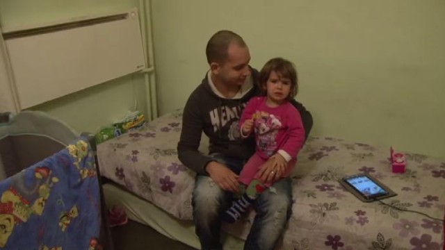 Димитър Кънев с дъщеричката си Мария