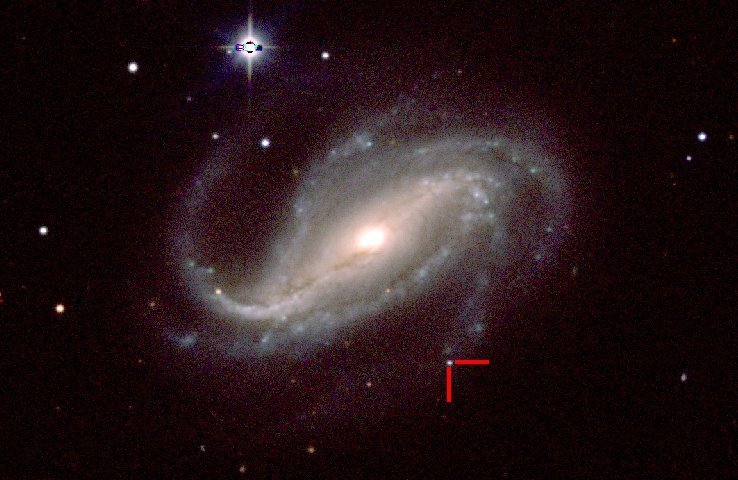 Снимката на суперновата