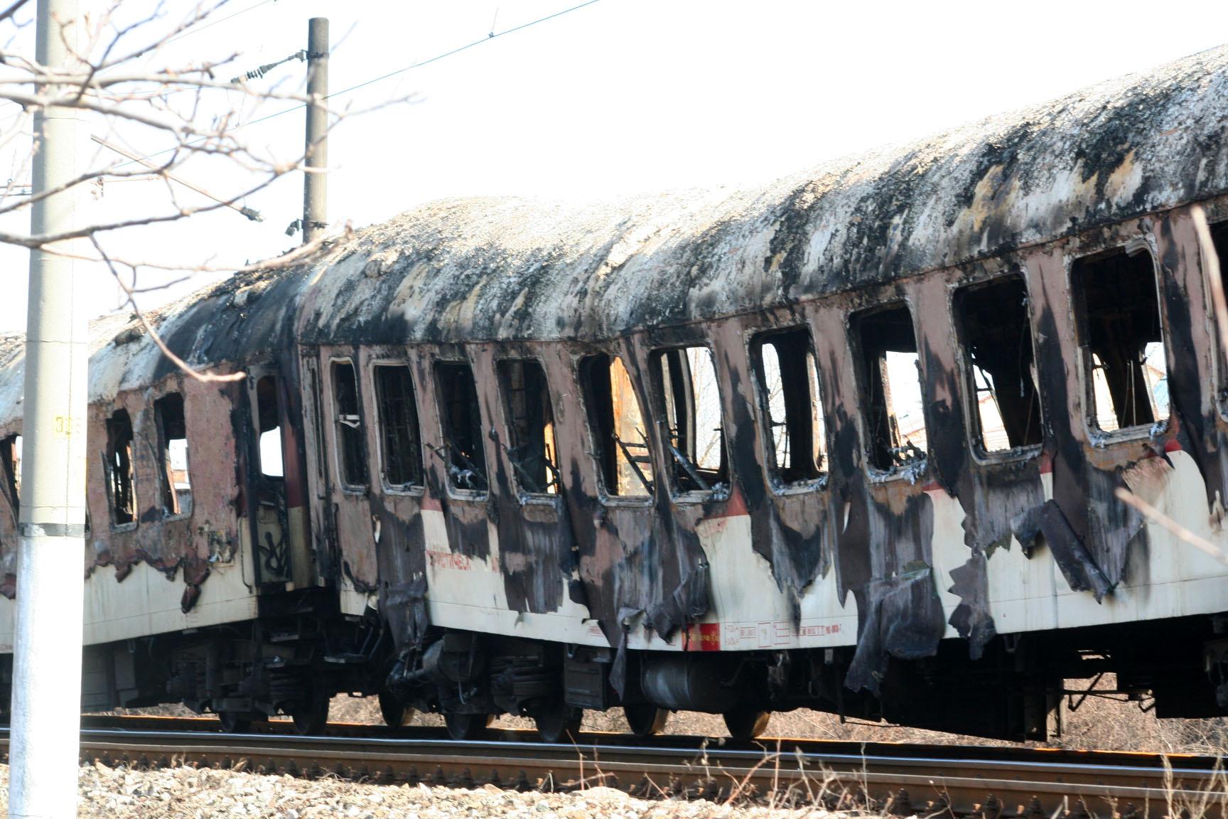Влакът-ковчег изгоря заедно с жертвите