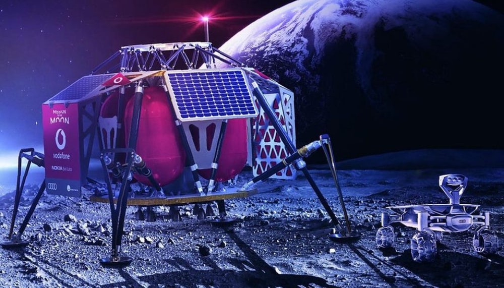 Vodafone ще създаде мобилна мрежа на Луната