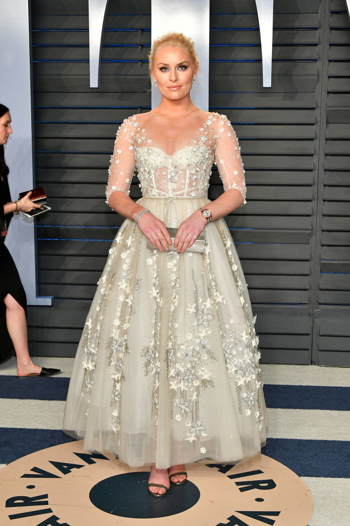 Линдзи Вон на партито на Vanity Fair след раздаването на ”Оскарите”