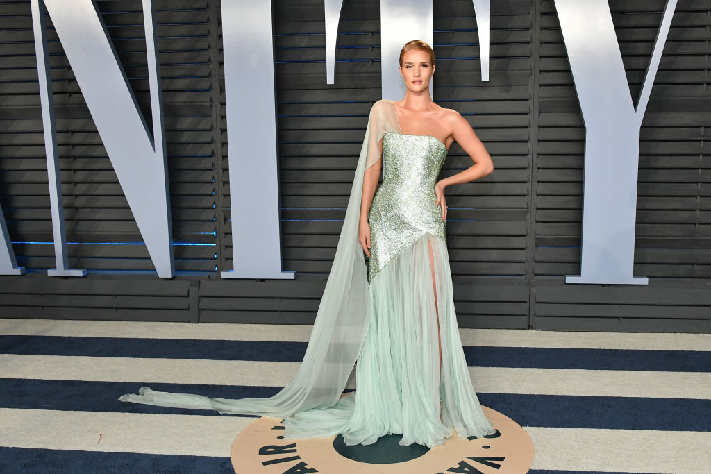Роузи Хънтингтън-Уайтли на партито на Vanity Fair след раздаването на ”Оскарите”