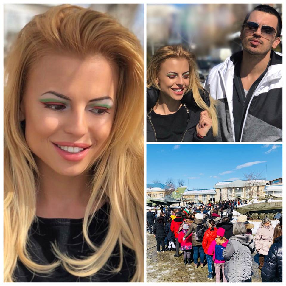 Михаела от ”София - ден и нощ” с патриотичен грим за 3-ти март | Лайф ...
