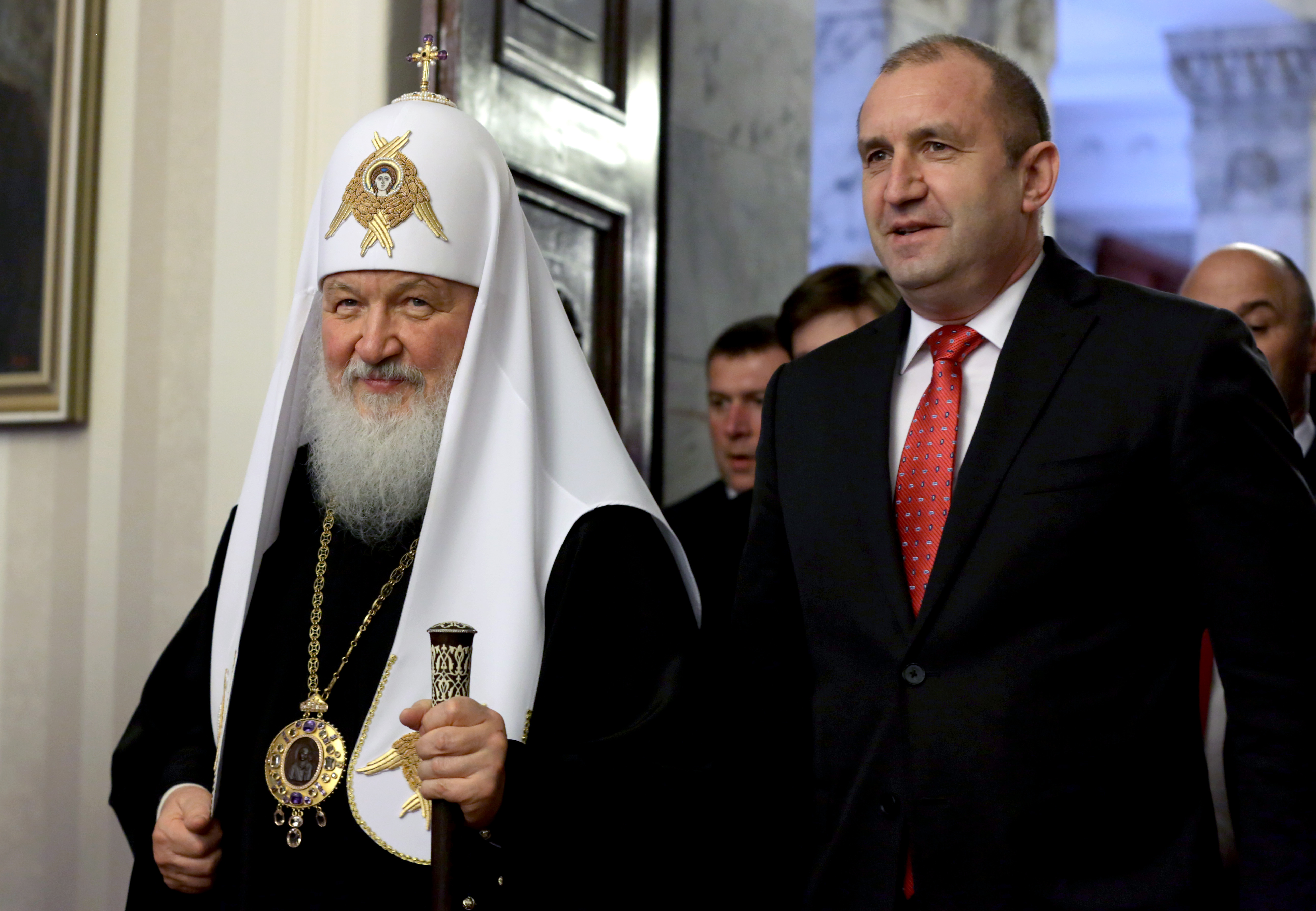 Няма стенограма от срещата на президента с руския патриарх