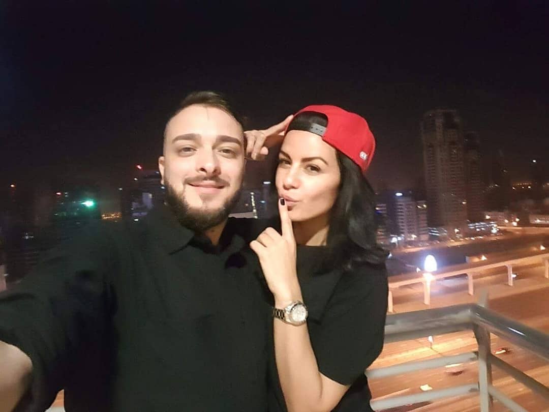 Криско и приятелката му Цвети Петрова в Дубай