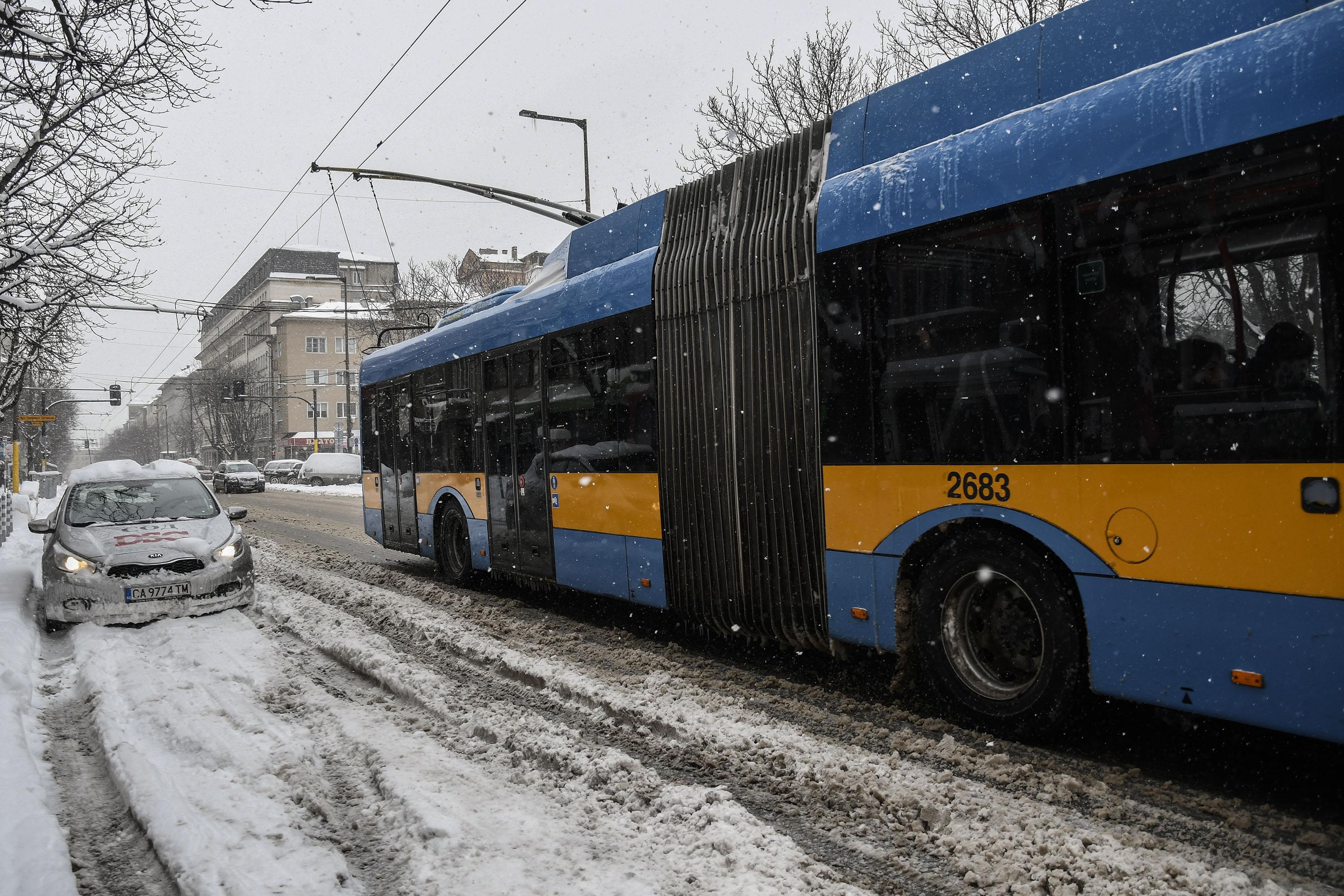 Мартенски сняг в София