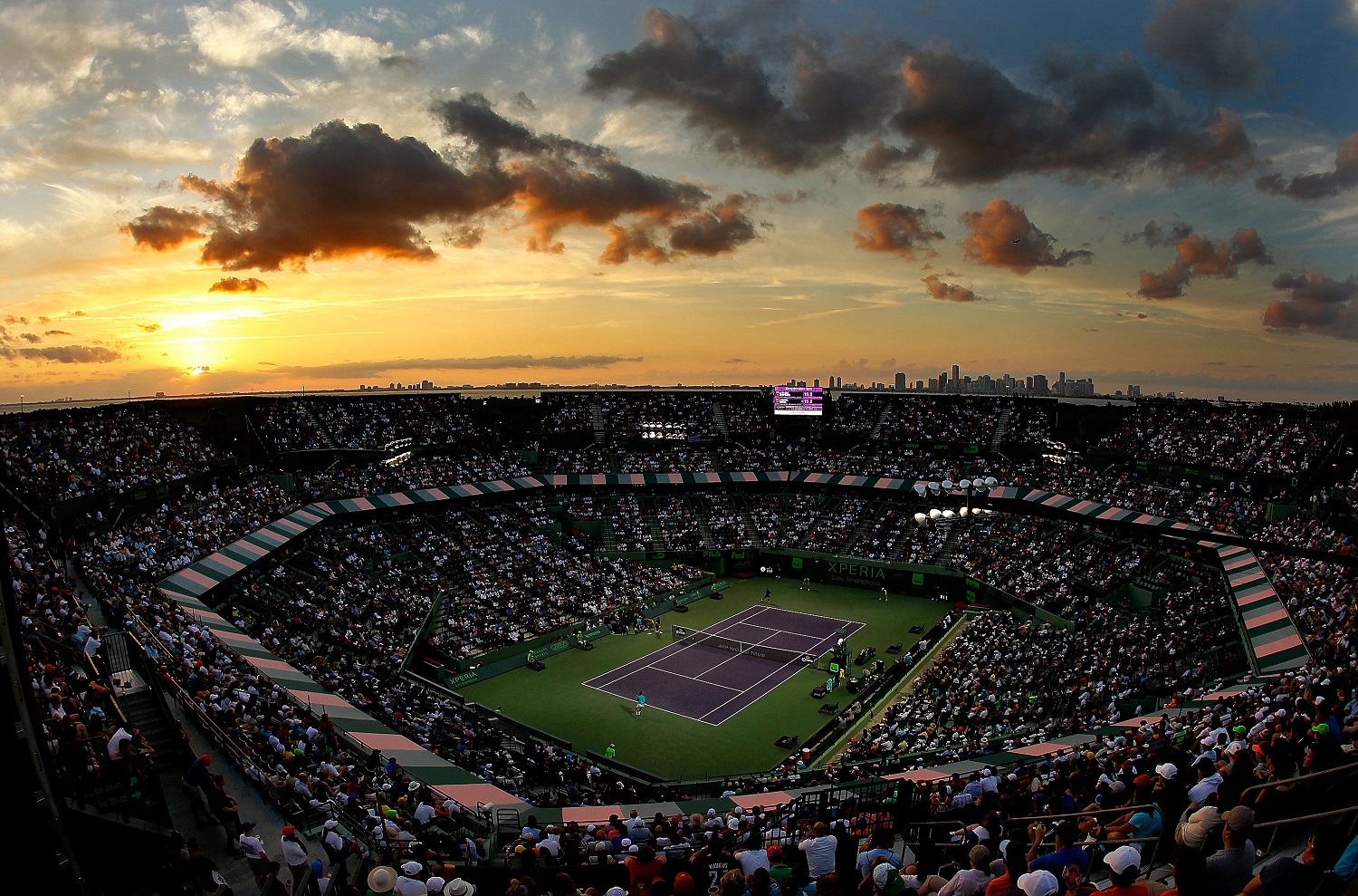 Кортът на тенис турнира в Маями