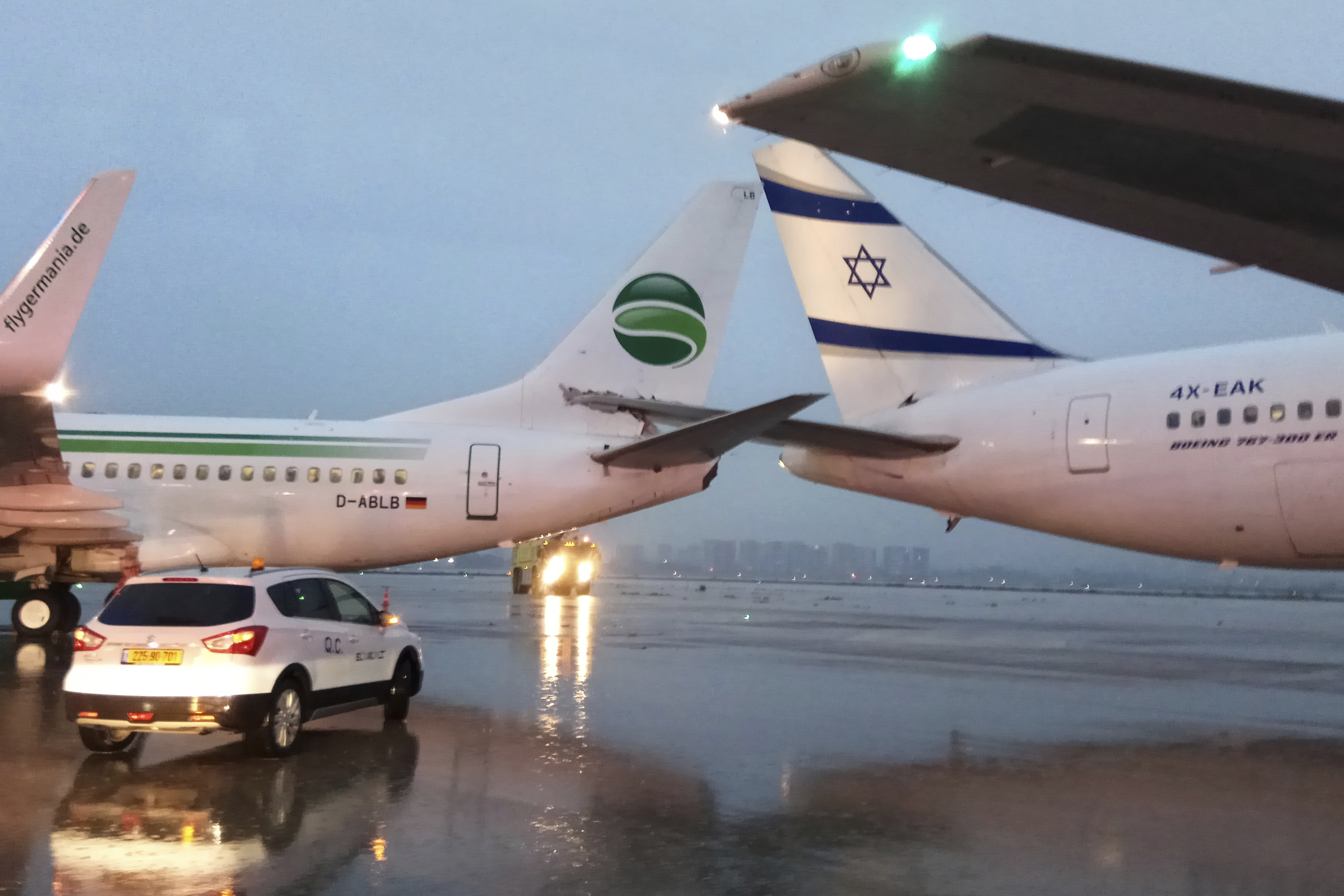 Два самолета се сблъскаха на летище ”Бен Гурион”