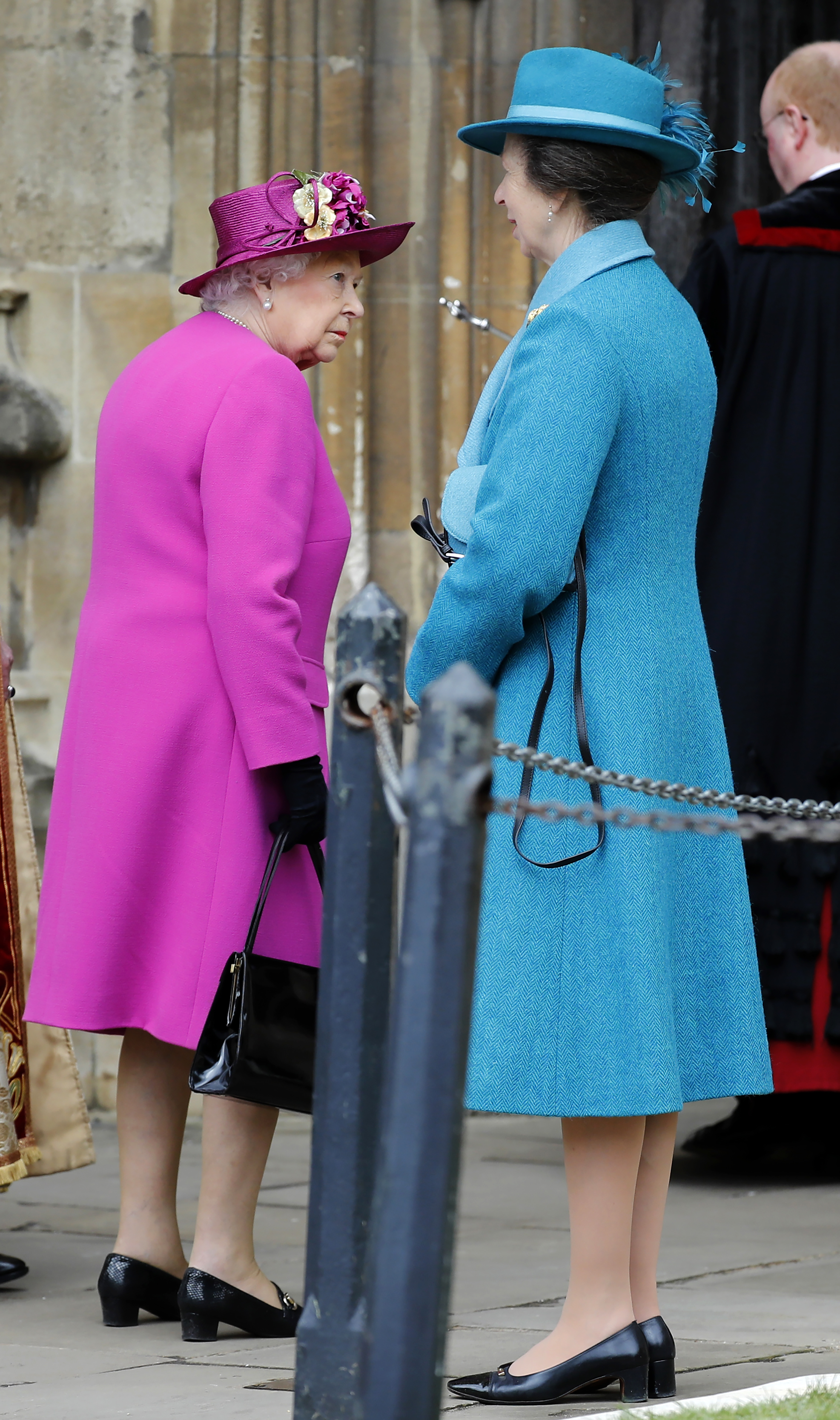 Кралица Елизабет II с дъщеря си принцеса Ан