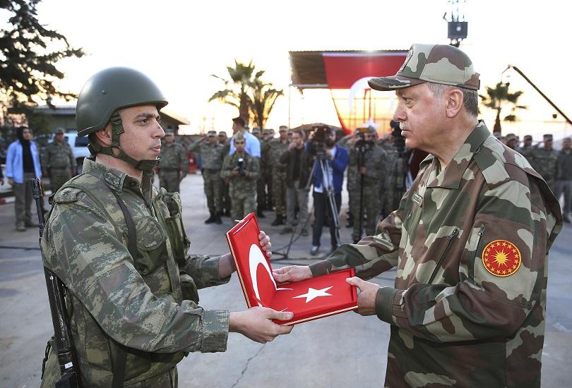 Върховният главнокомандващ поздрави военните за победата в Африн