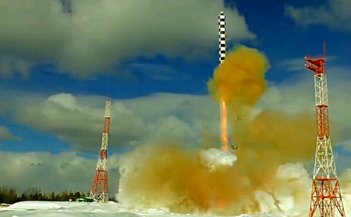 Новият тест на ракетата ”Сармат” (видео)