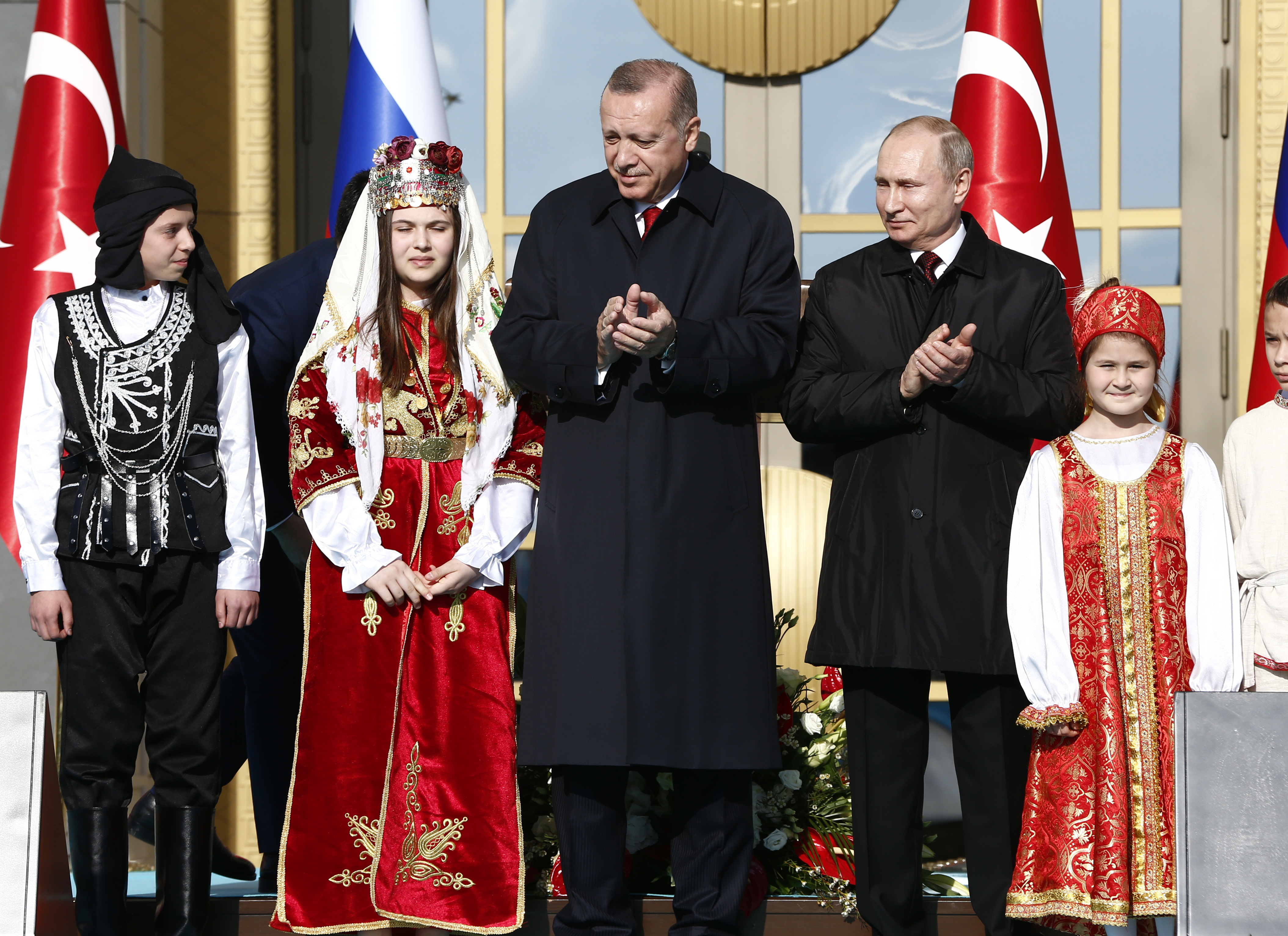 Владимир Путин и Реджеп Тайип Ердоган в Анкара