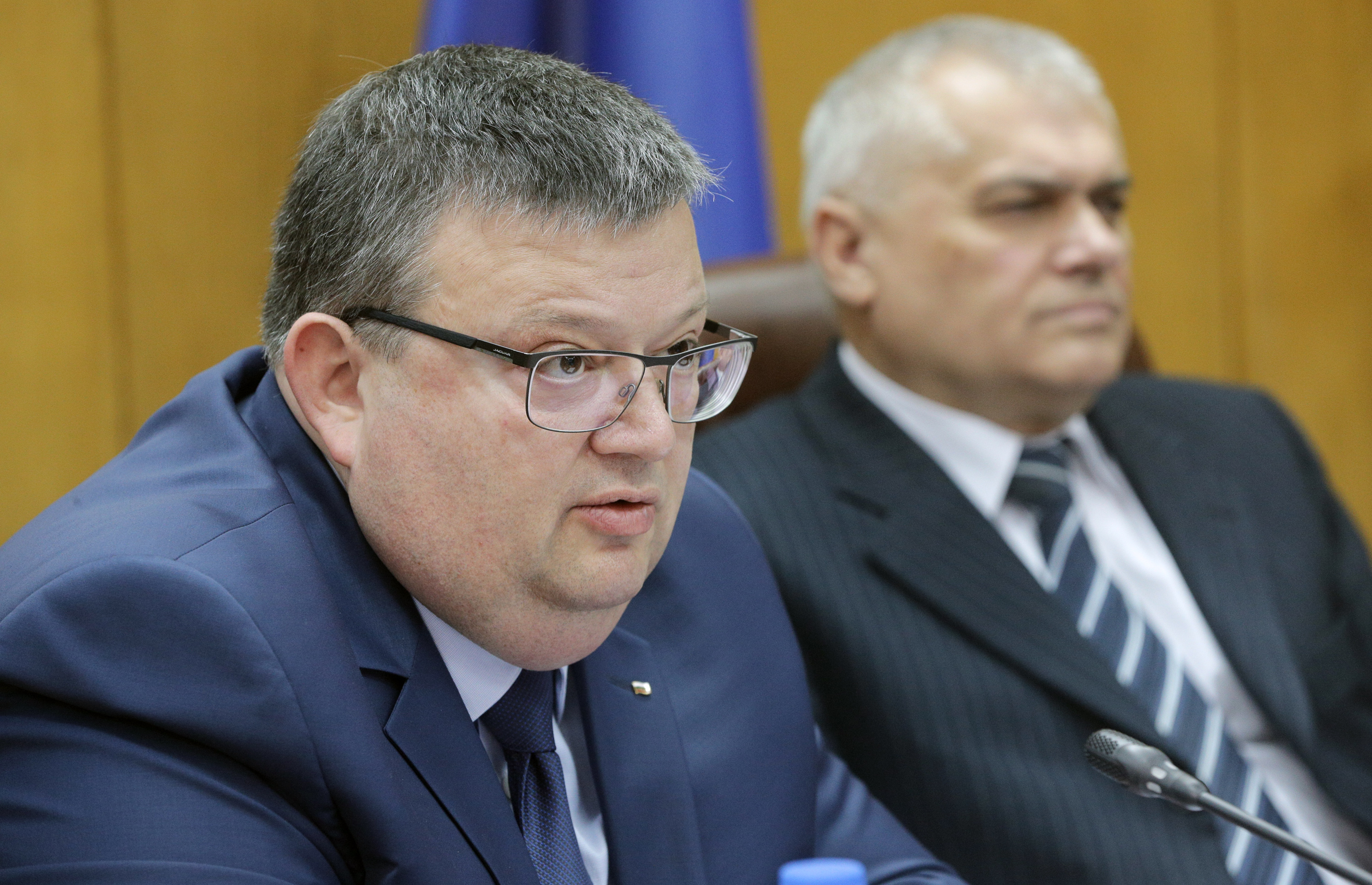 Главният прокурор Сотир Цацаров и вътрешният министър Валентин Радев