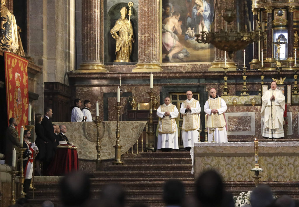 Заупокойна литургия в памет на бащата на Хуан Карлос - Хуан