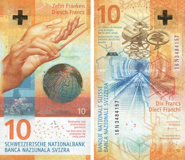 10 швейцарски франка