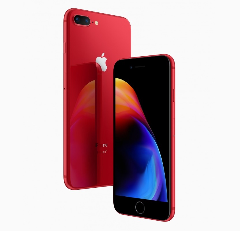 Apple представи iPhone 8 и 8 Plus в червено