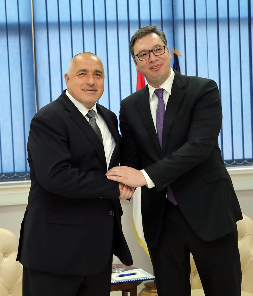 Бойко Борисов разговаря със сръбския президент Александър Вучич