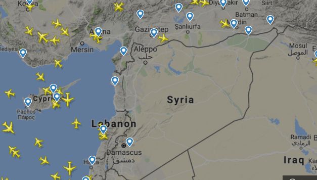 Небето над Сирия е пусто