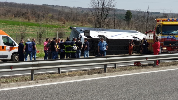 6 жертви при катастрофа на автобус на АМ ”Тракия”