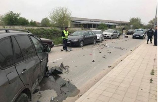 Пияна удари 11 автомобила в Пловдив