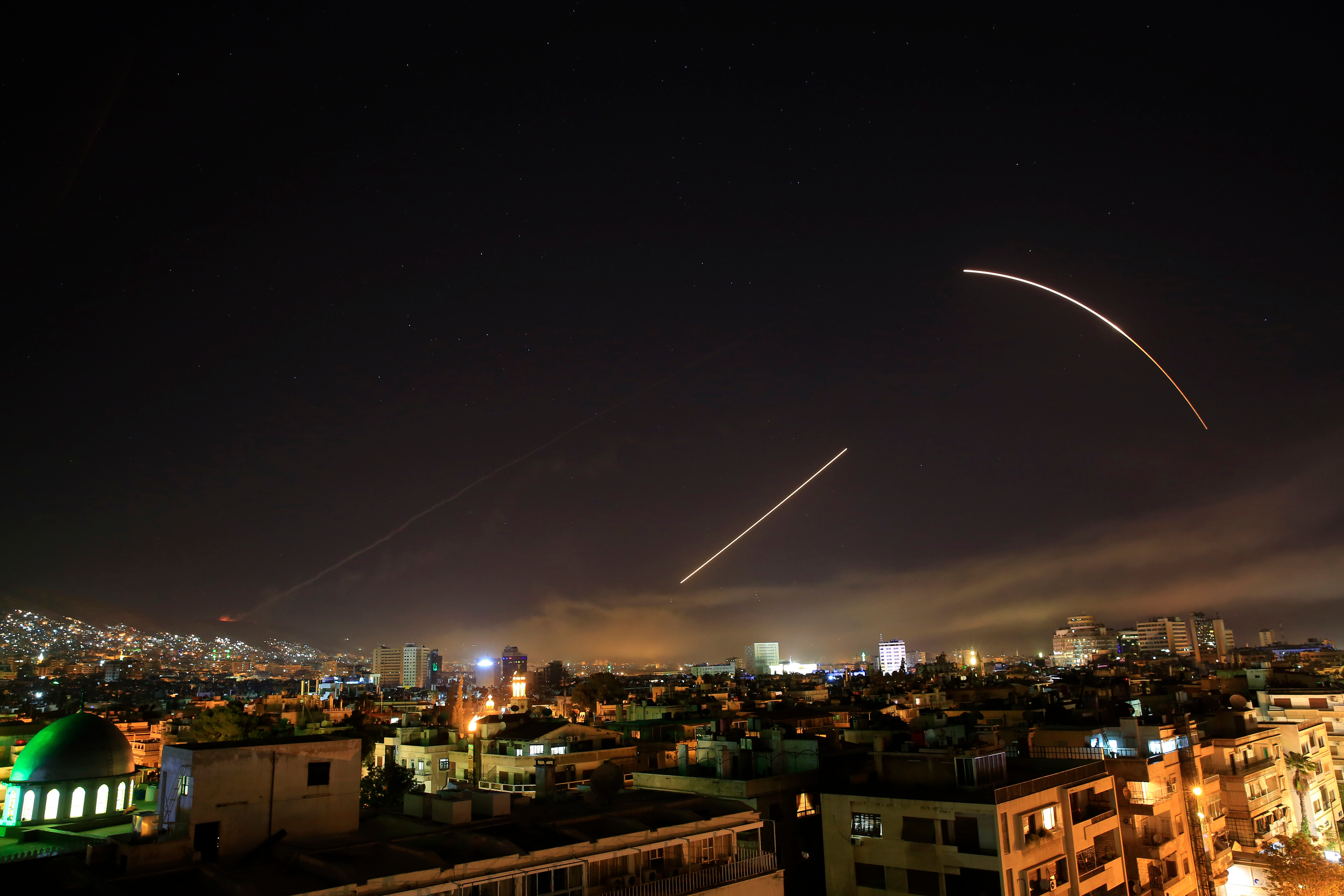 Ракетните удари над Сирия бяха извършени основно от САЩ