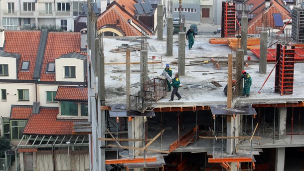 Рязко свиване на строителството в България през февруари при по-умерено понижение в рамките на ЕС