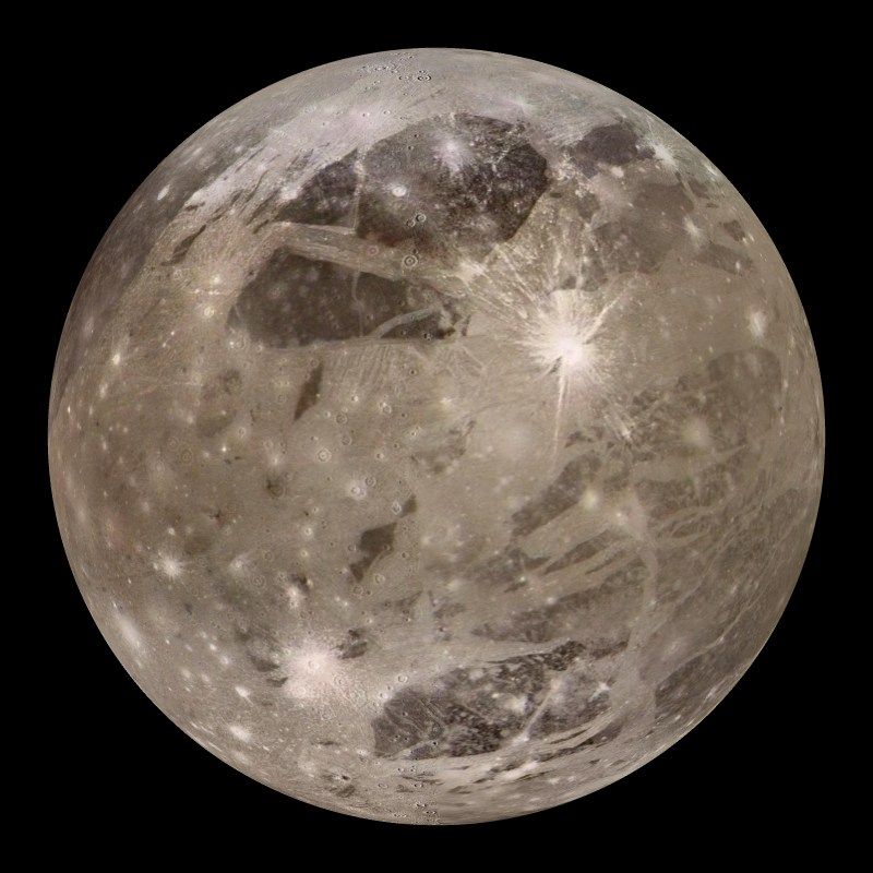 Луната на Юпитер - Ганимед